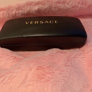 Versace Black Case with Gold Logo
